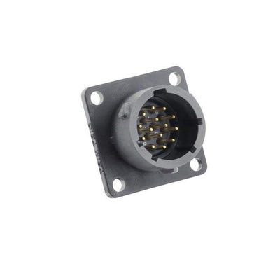 UTSX012E14PW by Souriau-Sunbank by Eaton - SQUARE FLANGE RECEPTACLE, WITHOU
