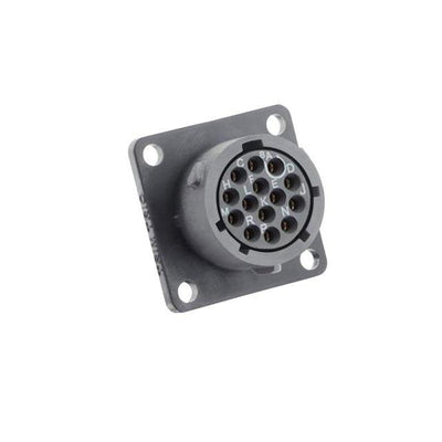 UTSX012E14SW by Souriau-Sunbank by Eaton - SQUARE FLANGE RECEPTACLE, WITHOU