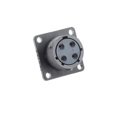 UTSX012E4S by Souriau-Sunbank by Eaton - SQUARE FLANGE RECEPTACLE, WITHOU