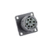 UTSX012E8SY by Souriau-Sunbank by Eaton - SQUARE FLANGE RECEPTACLE, WITHOU