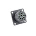 UTSX012E8S by Souriau-Sunbank by Eaton - SQUARE FLANGE RECEPTACLE, WITHOU