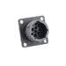 UTSX01412P by Souriau-Sunbank by Eaton - SQUARE FLANGE RECEPTACLE, WITHOU