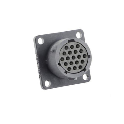 UTSX01419SX by Souriau-Sunbank by Eaton - SQUARE FLANGE RECEPTACLE, WITHOU