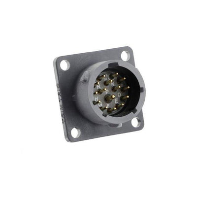 UTSX014D15PZ by Souriau-Sunbank by Eaton - SQUARE FLANGE RECEPTACLE, WITHOU
