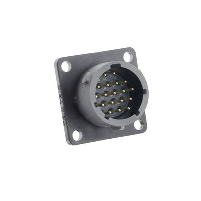 UTSX014D18P by Souriau-Sunbank by Eaton - SQUARE FLANGE RECEPTACLE, WITHOU