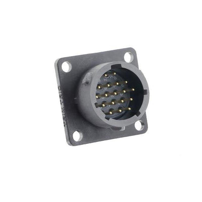UTSX014D18PY by Souriau-Sunbank by Eaton - SQUARE FLANGE RECEPTACLE, WITHOU