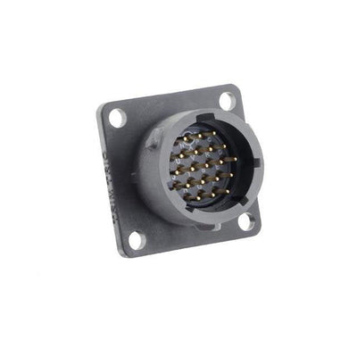 UTSX014D19PY by Souriau-Sunbank by Eaton - SQUARE FLANGE RECEPTACLE, WITHOU
