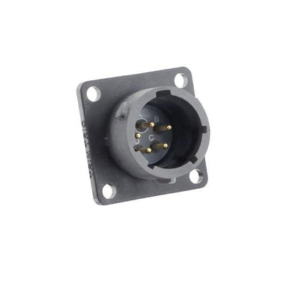 UTSX014D5P by Souriau-Sunbank by Eaton - SQUARE FLANGE RECEPTACLE, WITHOU