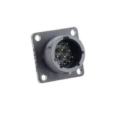UTSX014E12PW by Souriau-Sunbank by Eaton - SQUARE FLANGE RECEPTACLE, WITHOU