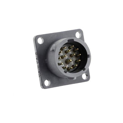 UTSX014E15PW by Souriau-Sunbank by Eaton - SQUARE FLANGE RECEPTACLE, WITHOU