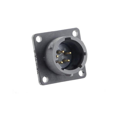 UTSX014E5PY by Souriau-Sunbank by Eaton - SQUARE FLANGE RECEPTACLE, WITHOU