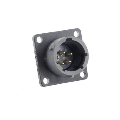 UTSX014E5PZ by Souriau-Sunbank by Eaton - SQUARE FLANGE RECEPTACLE, WITHOU