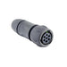 UTSX6JC10E7SW by Souriau-Sunbank by Eaton - PLUG, WITH CABLE GLAND BACKSHELL