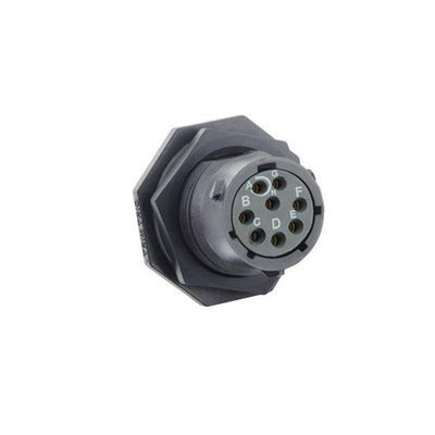 UTSX712E8SZ by Souriau-Sunbank by Eaton - JAM NUT RECEPTACLE, WITHOUT BACK