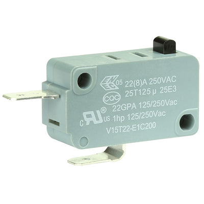 V15T22-E1C200 by Honeywell Sensing and Productivity Solutions - SNAP ACT ION SWITCH SPST-NC 22A 250V