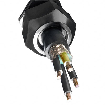 VF16016 BK199 by Alpha Wire - CABLE 4COND 16AWG BLACK SHLD
