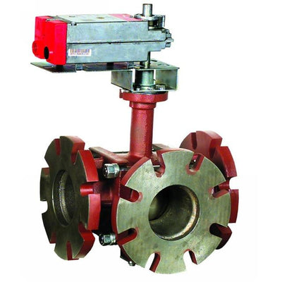 VBF3L21S0C/M by Honeywell - 3-WAY ACTUATED CONTROL BALL VALV