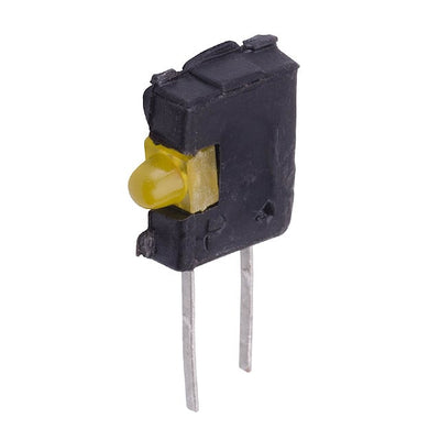 5352T3-5VLC by Visual Communications Company - VCC - LED AMBER T-3/4 RT ANG 5V PCB