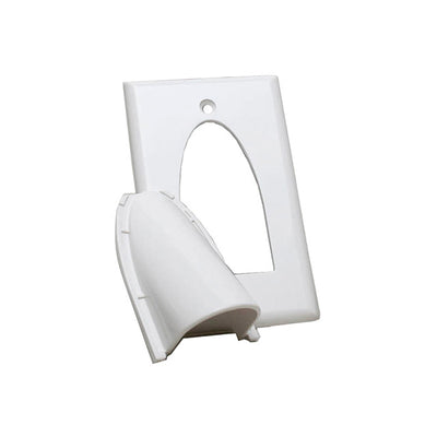 VHT-8101 by Quest Technology International Inc. - BULK CABLE WALL PLATE WHT SINGL