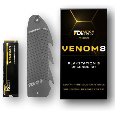 VM8X20-PS5 by Fantom Drives - VENOM8 PCIe 4x 4 NVMe M.2 SSD -