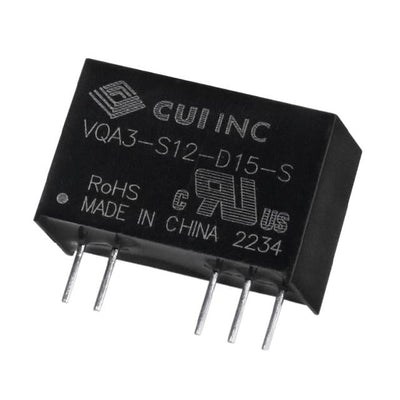 VQA3-S12-D15-S by CUI Inc. - DC-DC ISOLATED, 2.5 W, 10.8~13.2