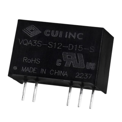 VQA3S-S15-D20-S by CUI Inc. - DC-DC ISOLATED, 2.25 W, 13.5~16.