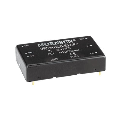 VRB4803LD-50WR3 by Mornsun America, LLC - DC DC CONVERTER,50W,3.3VDC