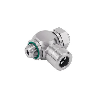 VT234-0408K934 by Eisele Connectors - Single swivel connector w. throt