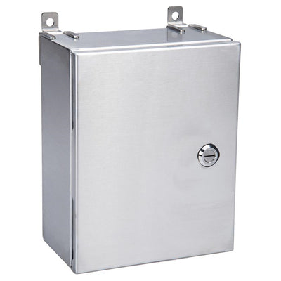 W100804-4PQ-BT by Integra Enclosures - BOX S STEEL WALLMT 10""H 8""W 4""D