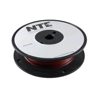 W102BR-100 by NTE Electronics, Inc - CABLE SPKR 2CON 10AWG BLK/R 100