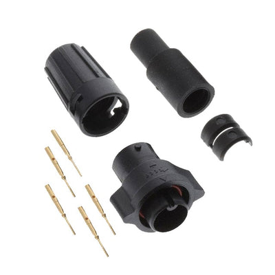 W6280-5PG-P-528 by Conxall/Switchcraft - CONNECTOR PLUG MALE 5POS GOLD CRIMP