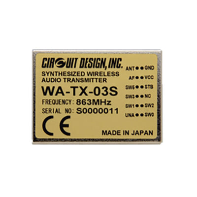 WA-TX-03S by Circuit Design - RF TX MODULE ISM 863 MHZ