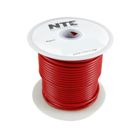 WA06-02-100 by NTE Electronics, Inc - HOOK-UP AUTO 6AWG 120V RED 100