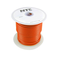 WA08-03-100 by NTE Electronics, Inc - HOOK-UP 8AWG 120V ORANGE 100