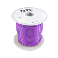 WA10-07-100 by NTE Electronics, Inc - HOOK-UP 10AWG 120V VIOLET 100