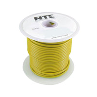 WA12-04-100 by NTE Electronics, Inc - HOOK-UP 12AWG 120V YELLOW 100