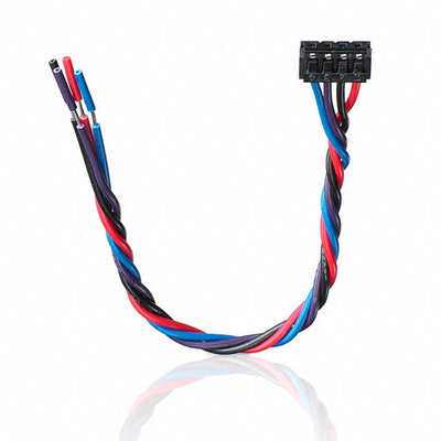WALLS-C4370-001 by Aavid, Thermal Division of Boyd Corporation - SYNJETWIRE HARNESS 4WIRE 370MM
