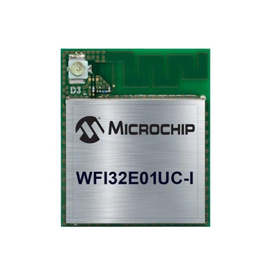 WFI32E01UC-I by Microchip Technology - RF TXRX MODULE WIFI U.FL SMD