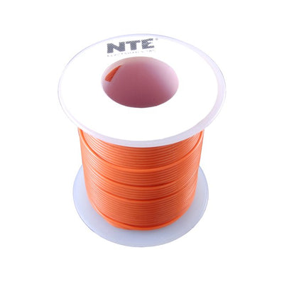 WH16-03-500 by NTE Electronics, Inc - HOOK-UP 16AWG 300V ORANGE 500