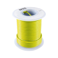 WH18-04-100 by NTE Electronics, Inc - HOOK-UP 18AWG 300V YELLOW 100