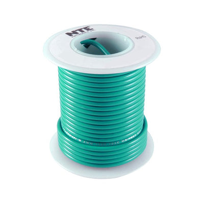 WHS18-05-25 by NTE Electronics, Inc - HOOK-UP 18AWG 300V GREEN 25