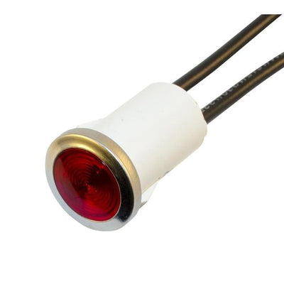 WL-1031D1 by Wamco, Inc - NEON IND .50"" RED 230VAC FLUSH 6