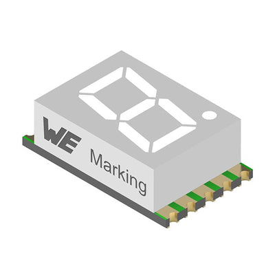 157112B12800 by Wurth Elektronik - WL-S7DS 7 SEGMENTS DISPLAY SMT S