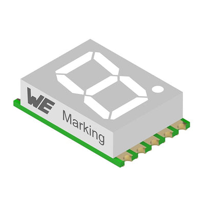 157121V12800 by Wurth Elektronik - WL-S7DS 7 SEGMENTS DISPLAY SMT S