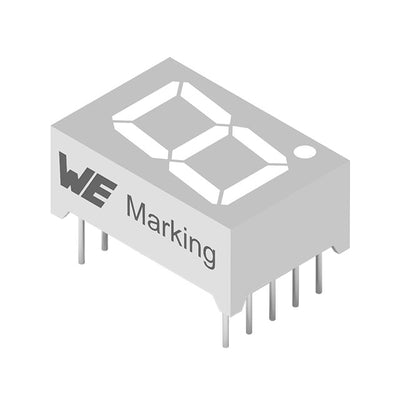 157142B12703 by Wurth Elektronik - WL-T7DS 7 SEGMENTS DISPLAY THT S