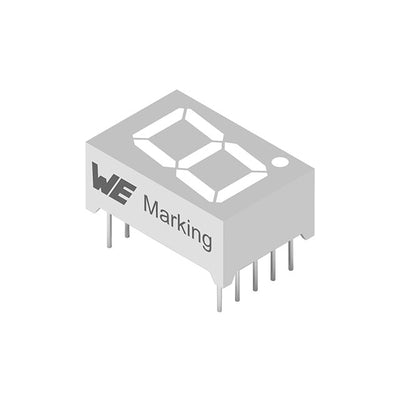 157142S12703 by Wurth Elektronik - WL-T7DS 7 SEGMENTS DISPLAY THT S