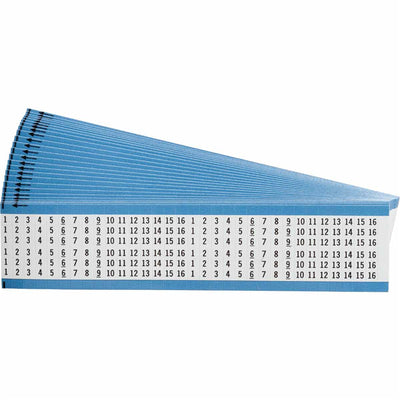 WM-1-16-PK by Brady Corporation - WIRE MARKER, 1.5 IN H