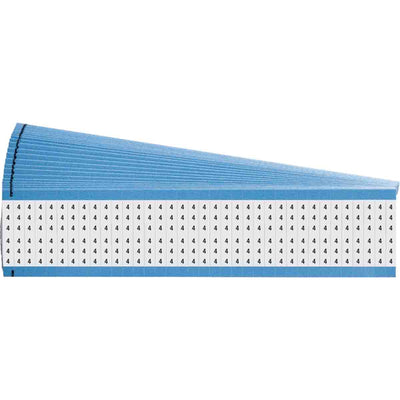 WM-4-PK by Brady Corporation - WIRE MARKER 1.5""H WHITE 1=25PCS