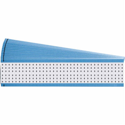 WM-8-PK by Brady Corporation - WIRE MARKER 1.5""H WHITE 1=25PCS