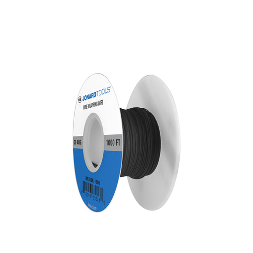 WP30BK-1000 by Jonard Tools - HOOK-UP 30AWG BLACK 1000